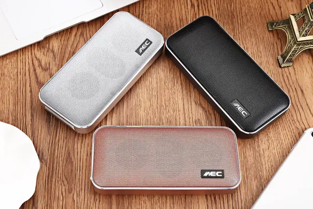 Outdoor portable mini speaker big sound High Quality custom wireless Bluetooth speaker and power bank in one Tf card player